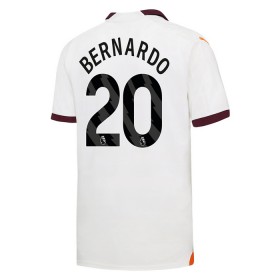 Camisolas Manchester City Bernardo 20 Criança 2º Equipamento Alternativa 2023-24 Manga Curta